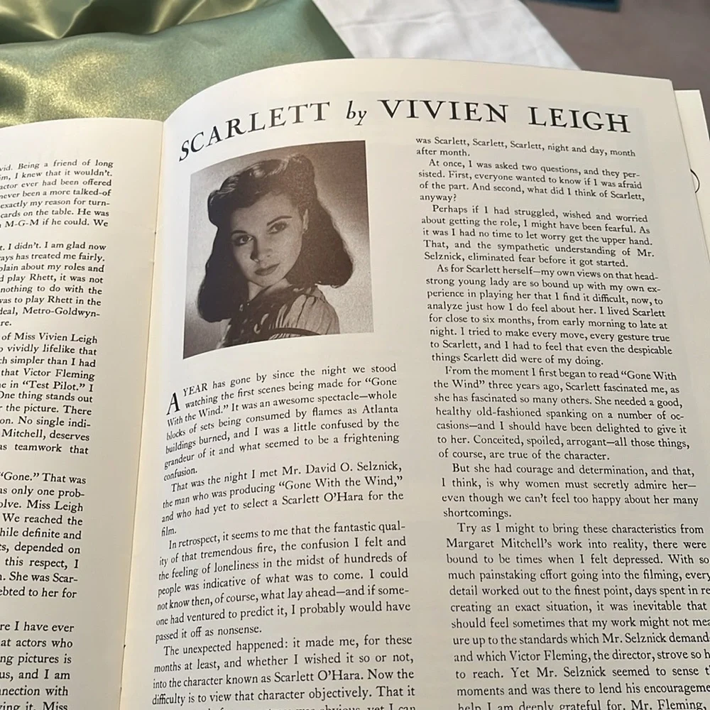 Gone With the  Wind Movie Pamphlet Vintage reproduction 1999. - Picture 9 of 12